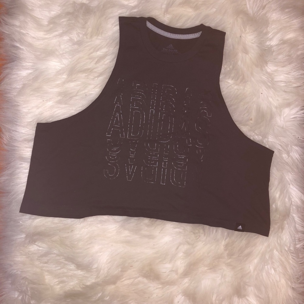 NWOT tags adidas muscle crop top